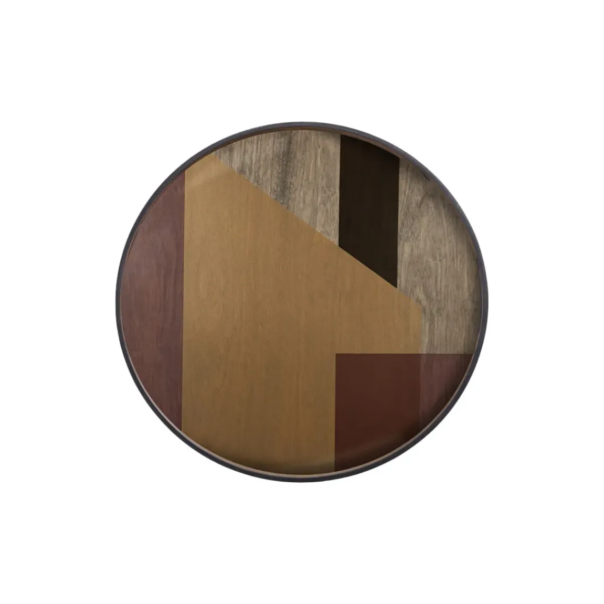 Ethnicraft Plateau en verre - Angle - Rond > Plats & Plateaux