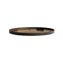 Ethnicraft Plateau en verre - Angle - Rond > Plats & Plateaux