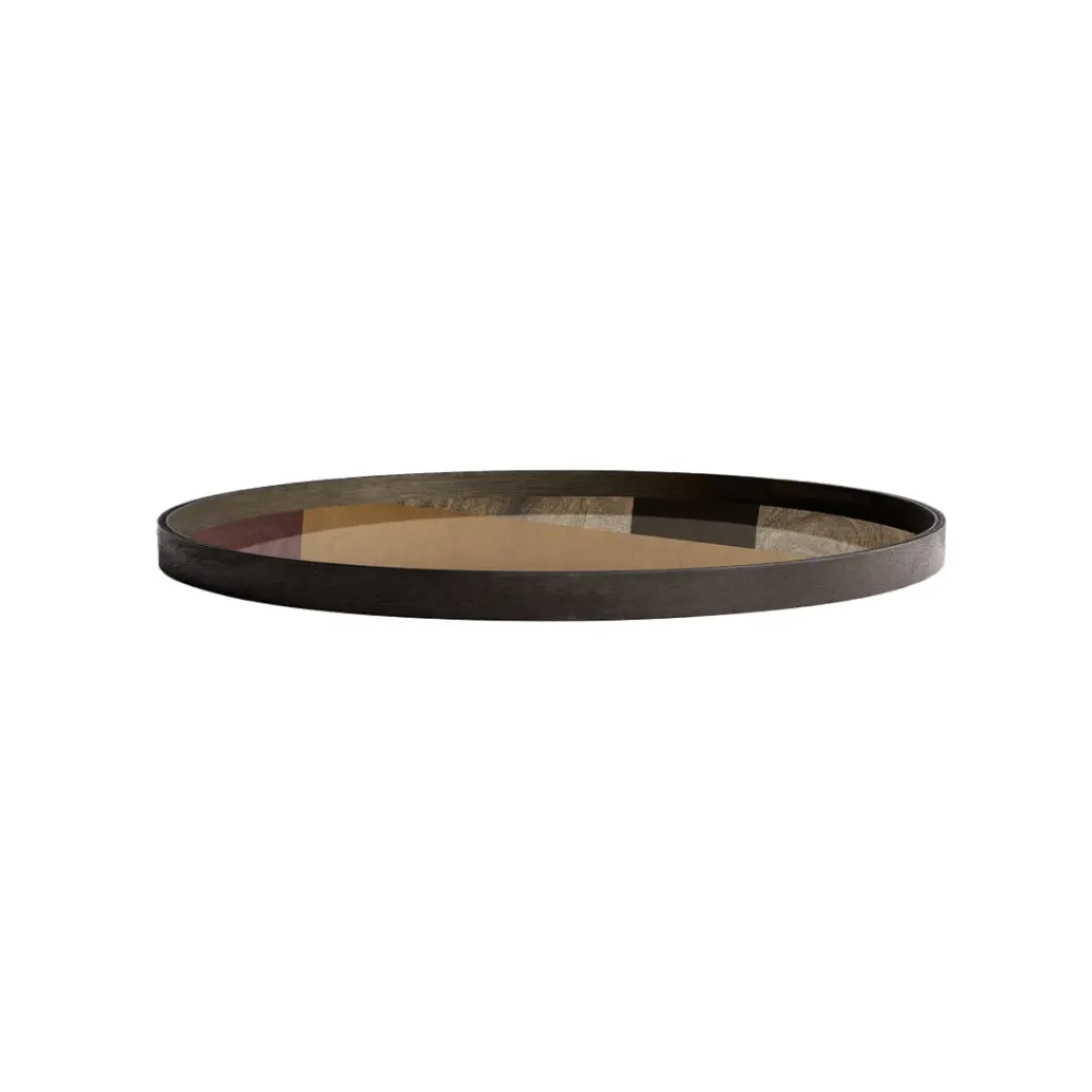 Ethnicraft Plateau en verre - Angle - Rond > Plats & Plateaux