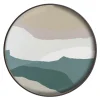 Ethnicraft Plateau en verre - Slate Wabi Sabi - Ø 61 cm > Plats & Plateaux