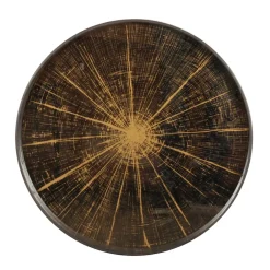 Ethnicraft Plateau miroir - Bronze Slice - Ø 61 cm > Plats & Plateaux
