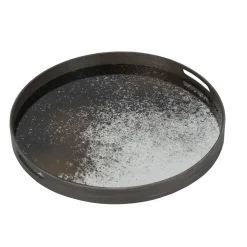 Ethnicraft Plateau miroir - Clear Mirror - Ø 48 cm > Plats & Plateaux