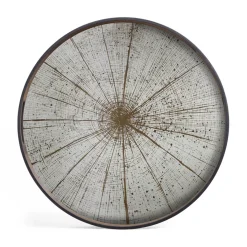 Ethnicraft Plateau miroir - Slice Mirror - Ø 48 cm > Plats & Plateaux