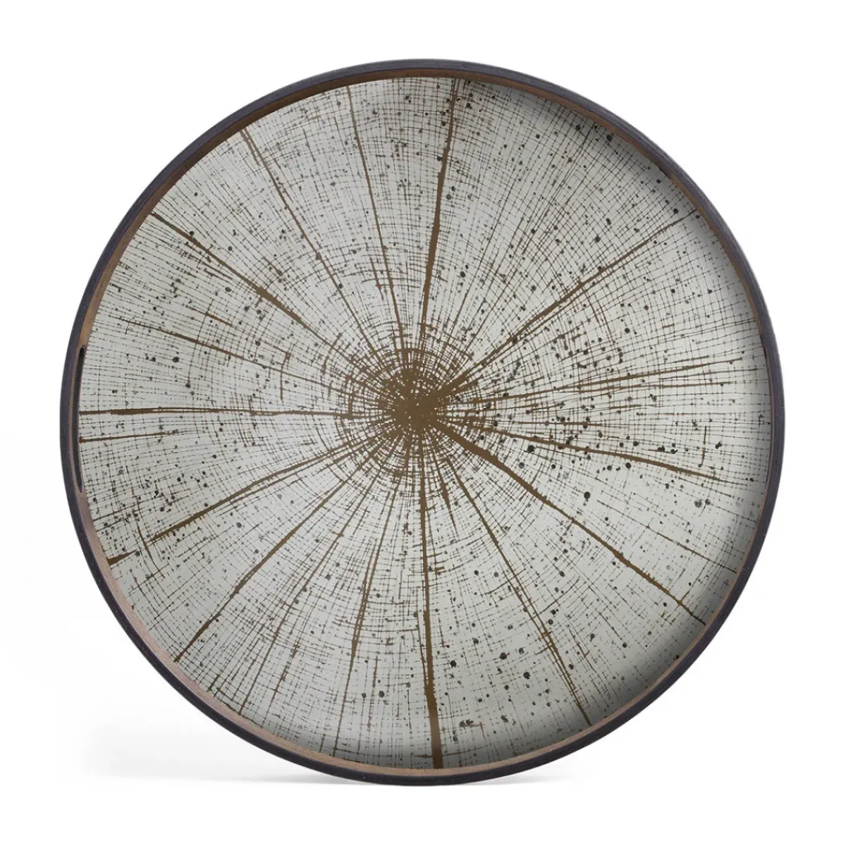 Ethnicraft Plateau miroir - Slice Mirror - Ø 48 cm > Plats & Plateaux