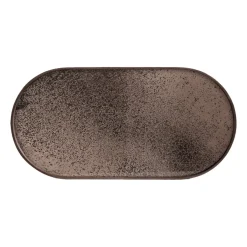 Ethnicraft Plateau ovale en miroir - Bronze > Plats & Plateaux