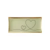 Sélectionné par Fleux Plateau Rectangle L - C?ur - Blanc - 10 x 21 cm > Plats & Plateaux|Vide-poches