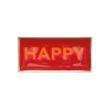 Sélectionné par Fleux Plateau Rectangle L - Happy - Rouge - 10 x 21 cm > Plats & Plateaux|Vide-poches