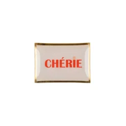 Sélectionné par Fleux Plateau Rectangle M - Chérie - Dusty Rose - 10 x 14,2 cm > Plats & Plateaux|Vide-poches