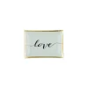 Sélectionné par Fleux Plateau Rectangle M - Love - Blanc - 10 x 14,2 cm > Plats & Plateaux|Vide-poches