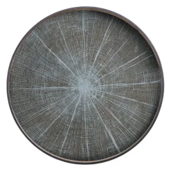 Ethnicraft Plateau rond en bois White Slice Ø 92 cm - Marron > Plats & Plateaux