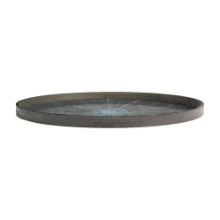 Ethnicraft Plateau rond en bois White Slice Ø 92 cm - Marron > Plats & Plateaux