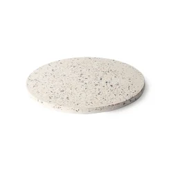 HK Living Plateau rond en béton - Terrazzo > Plats & Plateaux