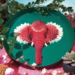 Gangzai Plateau Rond Pachiii - ? 33 cm > Objets De Décoration|Plats & Plateaux