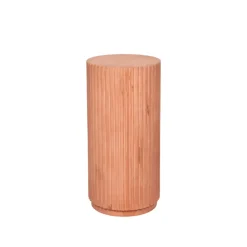 Broste Copenhagen Podium Rillo camel S > Tables Basses & D'appoint