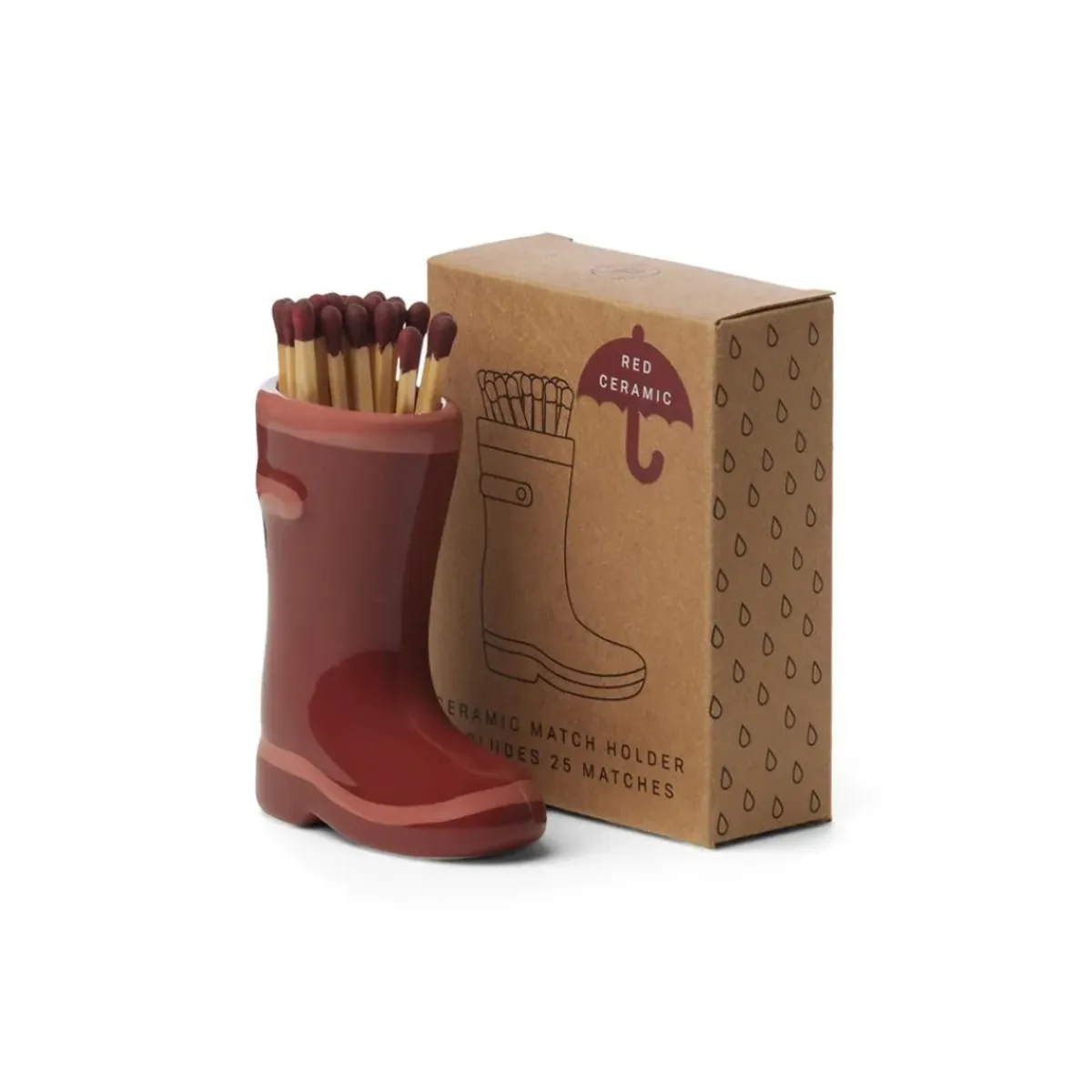 Sélectionné par Fleux Porte-allumettes Wellington avec 25 allumettes > Bougies, Bougeoirs Et Allumettes