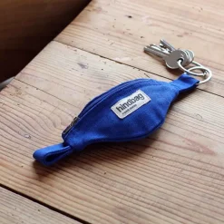 Hindbag Porte-clés banane Côme - Bleu électrique > Femme Biologique|Porte-clés
