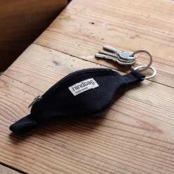 Hindbag Porte-clés banane Côme - Noir > Femme Biologique|Porte-clés