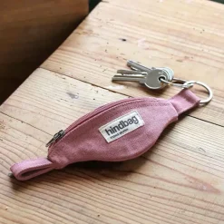 Hindbag Porte-clés banane Côme - Rose Blush > Femme Biologique|Porte-clés