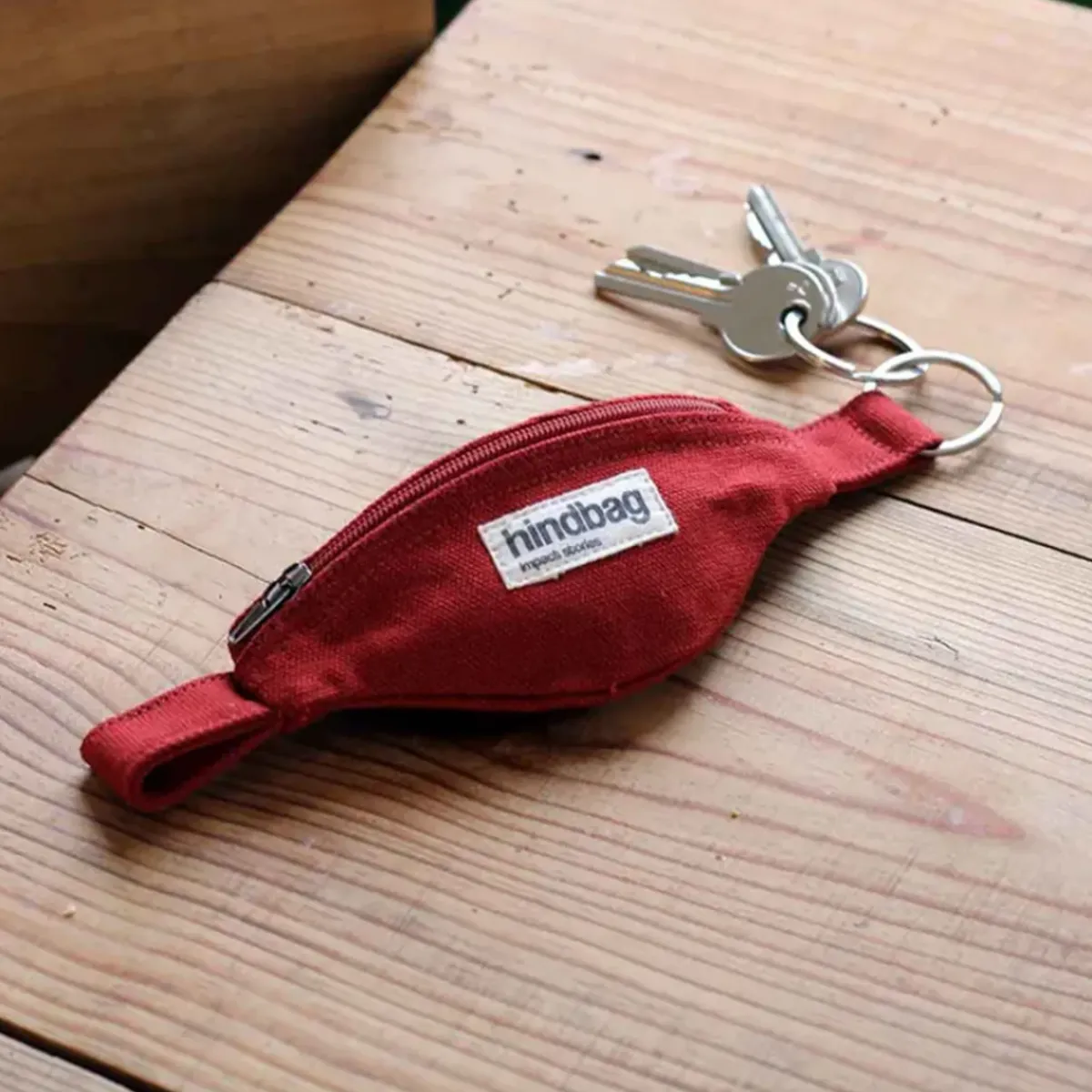 Hindbag Porte-clés banane Côme - Terracotta > Femme Biologique|Porte-clés