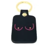 Ark Porte-clés Boobs en cuir - Noir > Femme Mode|Porte-clés