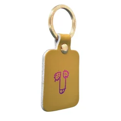 Sélectionné par Fleux Porte-clés Zizi Cuir Moutarde > Femme Mode|Porte-clés