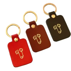 Sélectionné par Fleux Porte-clés Zizi en cuir - > Femme Mode|Porte-clés