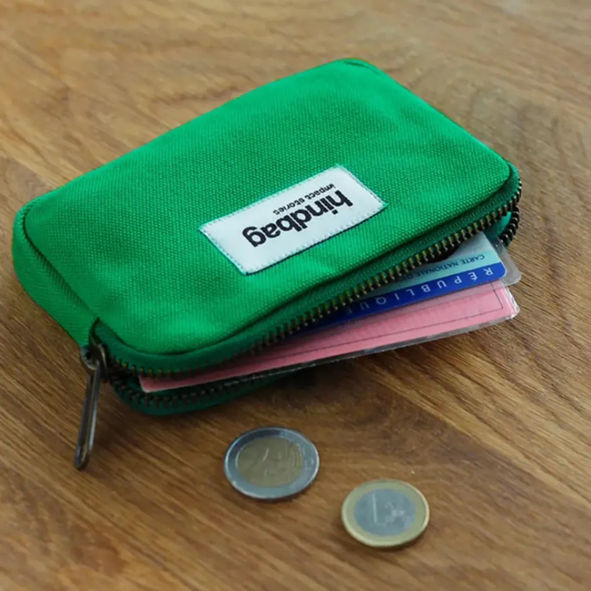 Hindbag Porte-monnaie Lili - Holi Vert > Femme Biologique|Sacs & Cabas