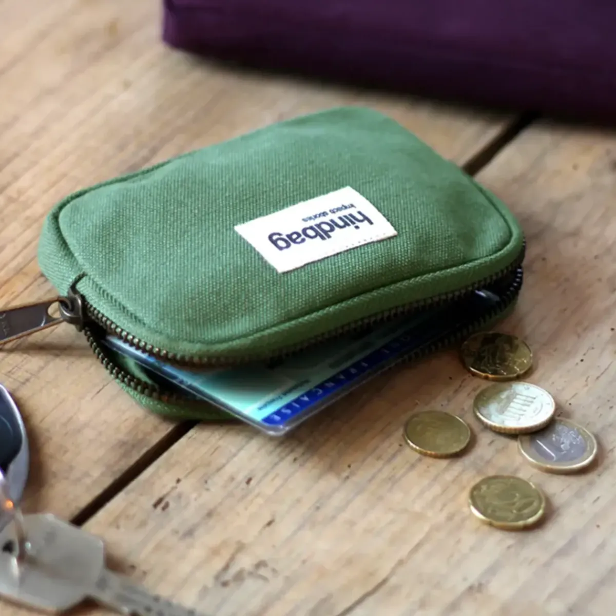 Hindbag Porte-monnaie Lili - Olive > Femme Biologique|Sacs & Cabas