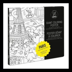Omy Poster Geant A Colorier - Paris > Enfant Jouets|Papeterie