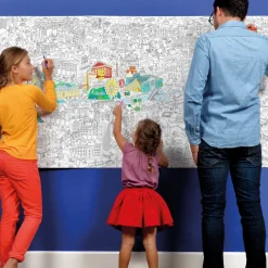 Omy Poster Geant A Colorier - Paris > Enfant Jouets|Papeterie