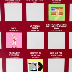 Sélectionné par Fleux Poster à gratter 100 Albums > Affiches & Tableaux