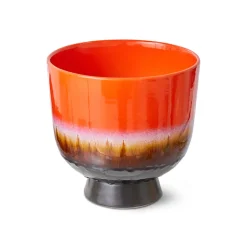 HK Living Pot de fleurs retro - Ø 20.5 cm - Rouge Cerise > Pots & Jardinières