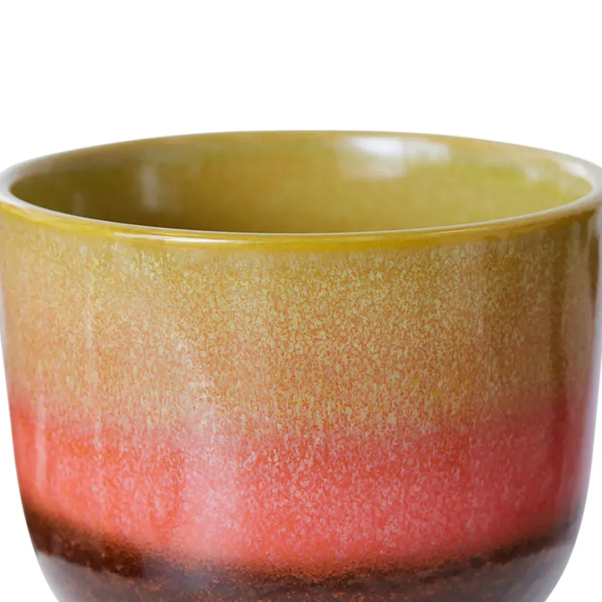 HK Living Pot de Fleurs Rétro - Ø 16.5 cm - Vert Citron > Pots & Jardinières