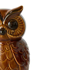 HK Living Pot Hibou en Céramique Roasted - 16.5 x 16.2 x 8.5 cm > Pots & Jardinières