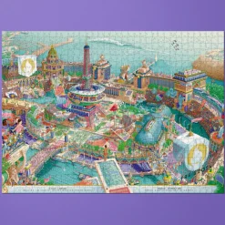 Sélectionné par Fleux Puzzle des Affiches Officielles des Jeux Olympiques de Paris 2024 - 1000 pièces > Puzzles