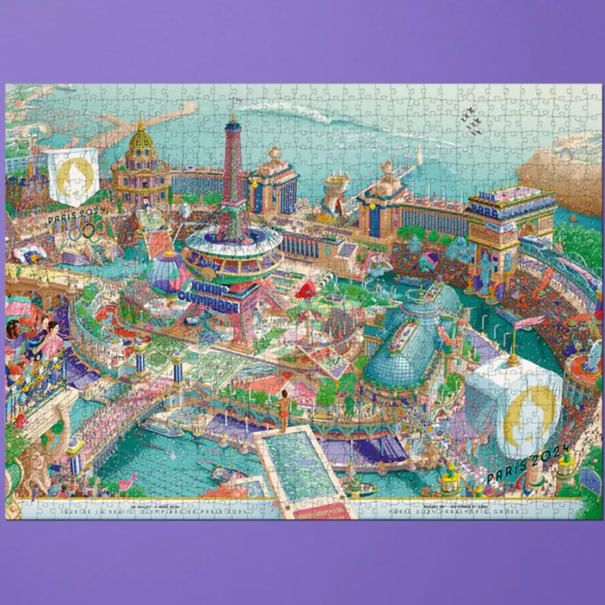 Sélectionné par Fleux Puzzle des Affiches Officielles des Jeux Olympiques de Paris 2024 - 1000 pièces > Puzzles