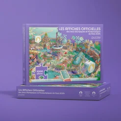 Sélectionné par Fleux Puzzle des Affiches Officielles des Jeux Olympiques de Paris 2024 - 1000 pièces > Puzzles
