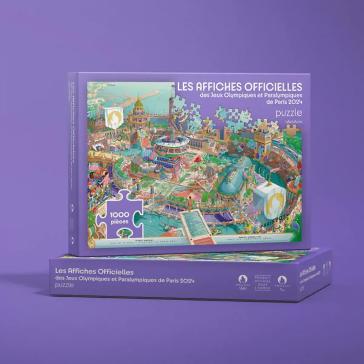 Sélectionné par Fleux Puzzle des Affiches Officielles des Jeux Olympiques de Paris 2024 - 1000 pièces > Puzzles