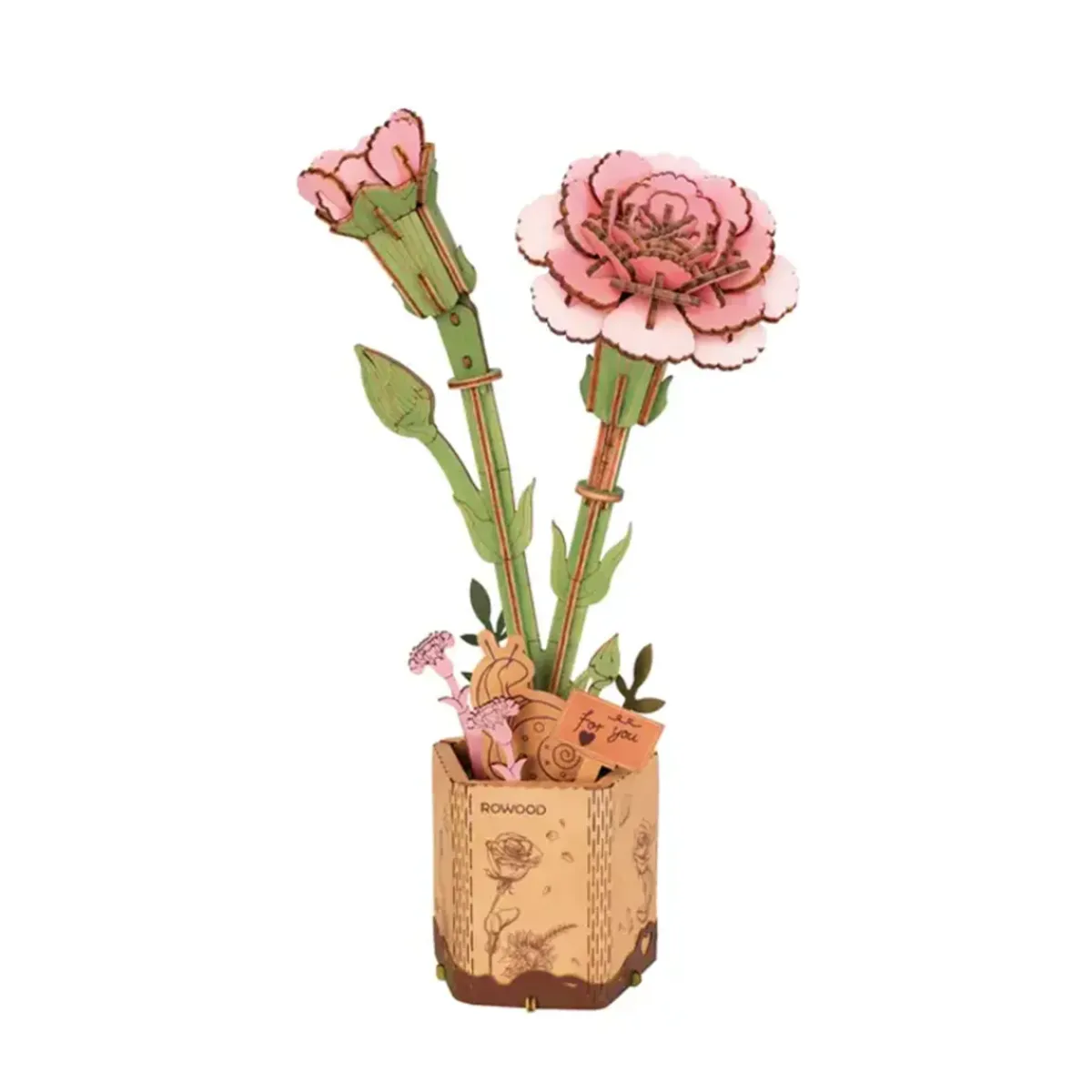 Sélectionné par Fleux Puzzle 3D - Oeillet Rose > Puzzles