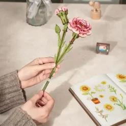 Sélectionné par Fleux Puzzle 3D - Oeillet Rose > Puzzles