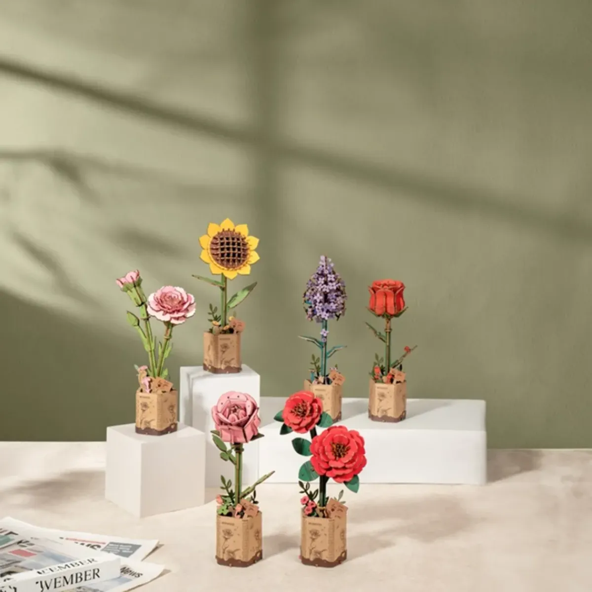Sélectionné par Fleux Puzzle 3D - Rose Rouge > Puzzles