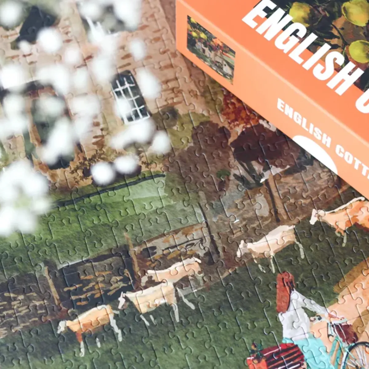 Piecely Puzzle English Cottage - 1000 pièces > Recyclé|Puzzles