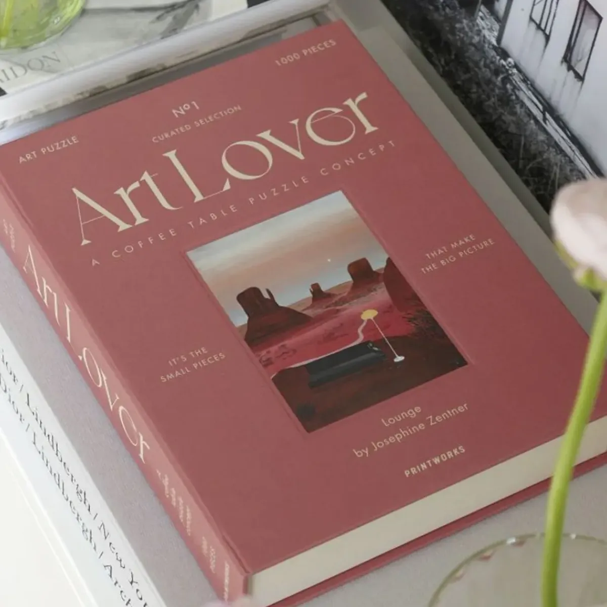 Printworks Puzzle Livre Art Lover - Lounge - 1000 pièces > Recyclé|Loisirs