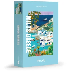 Piecely Puzzle Milos Greece - 1000 Pièces > Recyclé|Puzzles