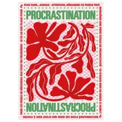 Piece & Love Puzzle Procrastination - 1000 pièces > Fabriqué En France|Recyclé