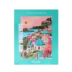 Piecely Puzzle Santorini sun - 500 Pièces > Recyclé|Puzzles