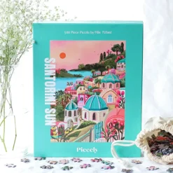 Piecely Puzzle Santorini sun - 500 Pièces > Recyclé|Puzzles