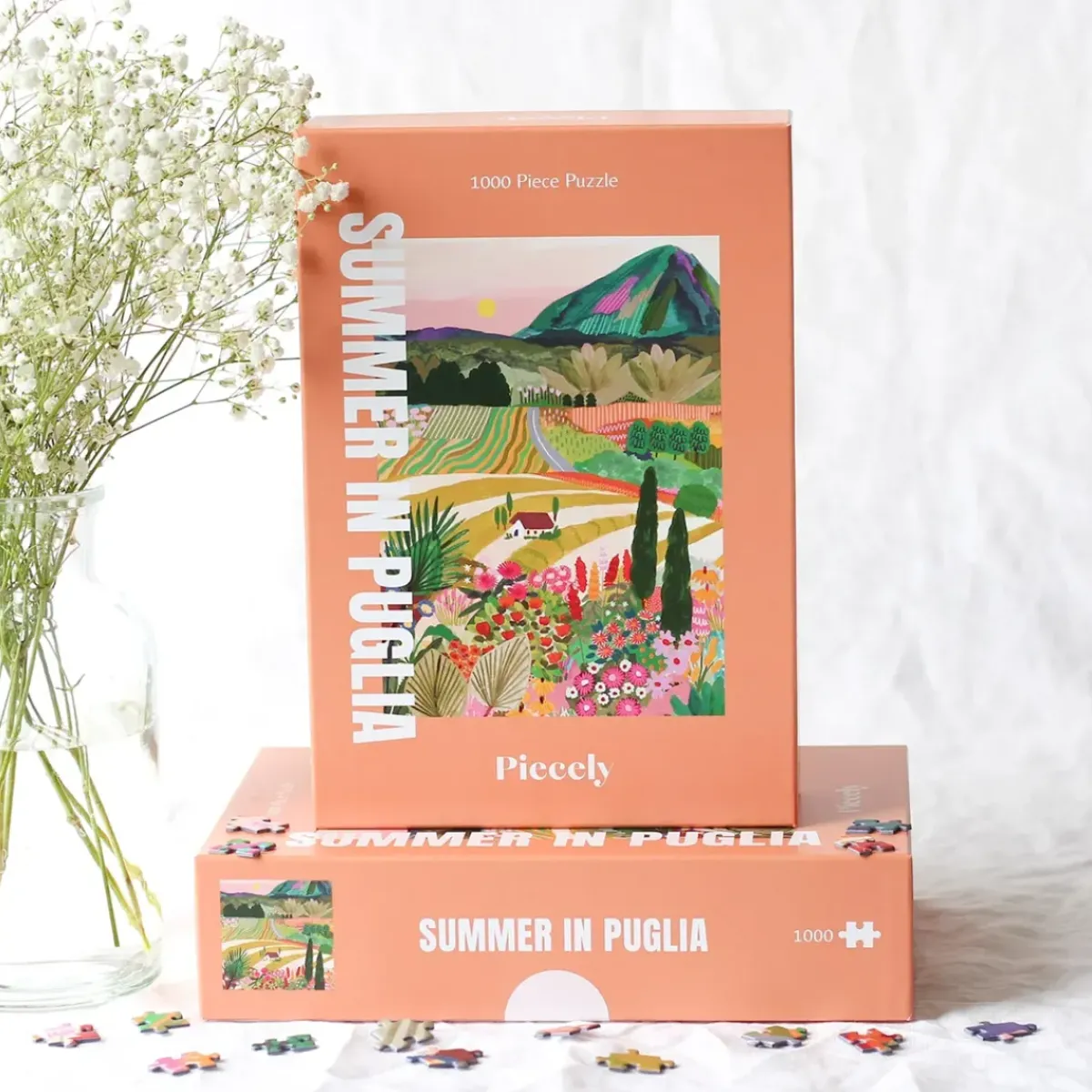 Piecely Puzzle Summer in Puglia - 1000 Pièces > Recyclé|Puzzles