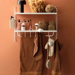 String Furniture Rangement mural Bathroom - 58 x 50 x 20 cm - Blanc > Rangements|Etagères