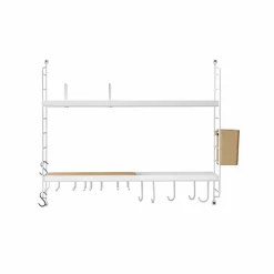 String Furniture Rangement mural Kitchen - 58 x 50 x 20 cm - Blanc > Rangements|Etagères